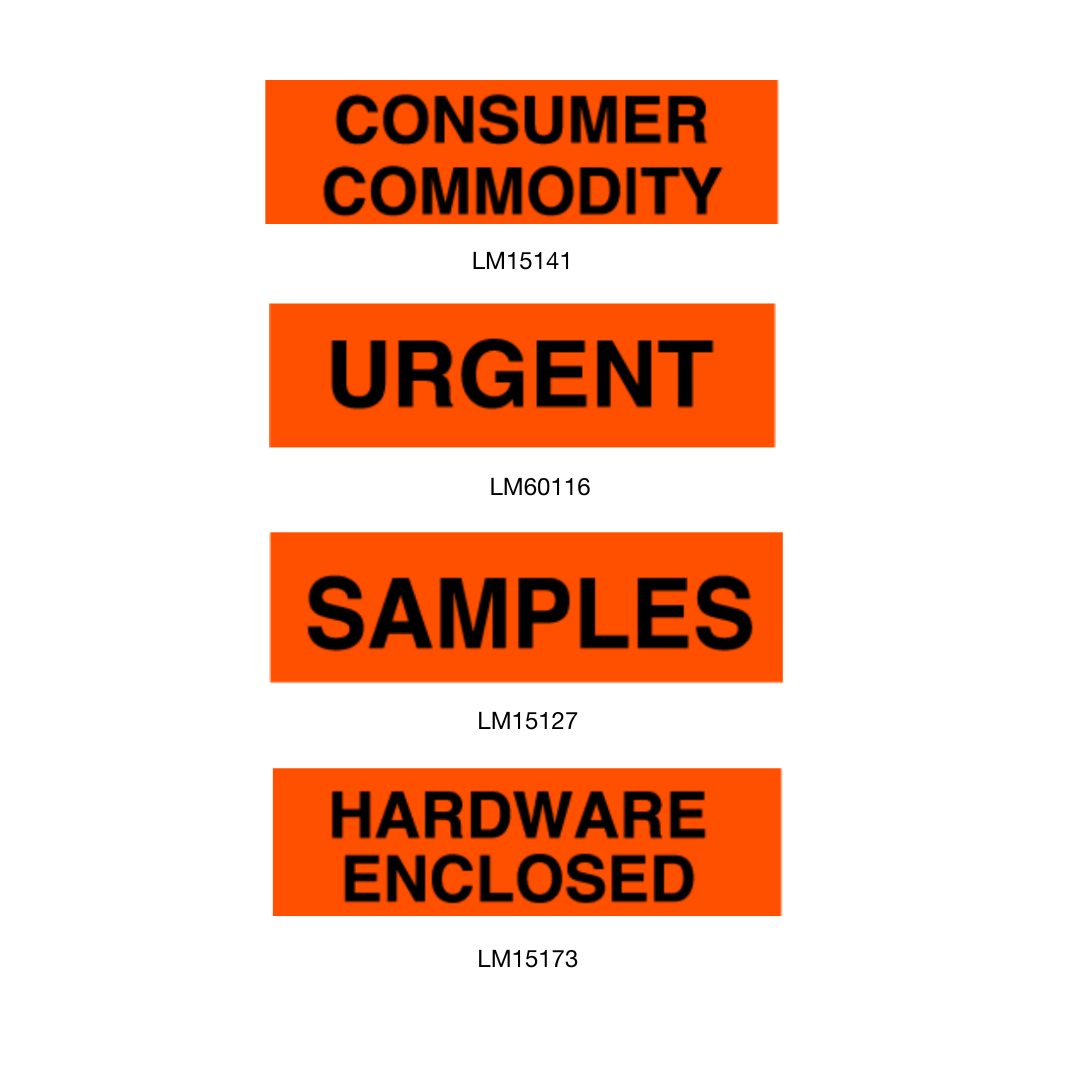 Shipping & Handling Labels